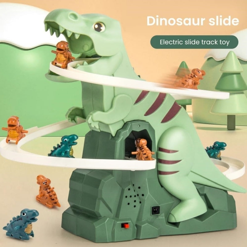Dinosaur Climbing Track Toy – Interactive Stair Race Set