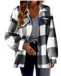 Sherpa Fleece Jacket – Button Front Cozy Fit