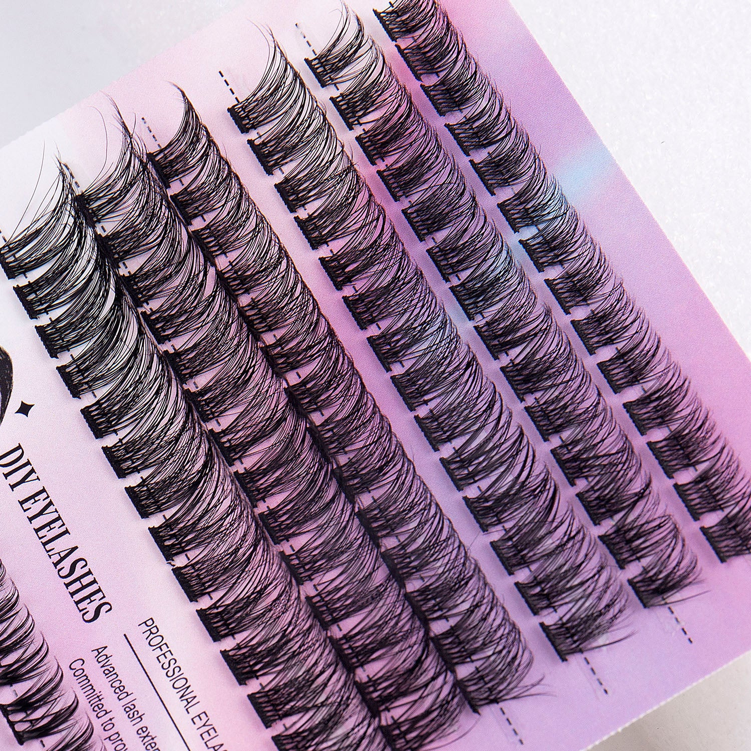 Cluster Lashes Kit – 150 Pieces, 12 Rows, Natural Volume Look