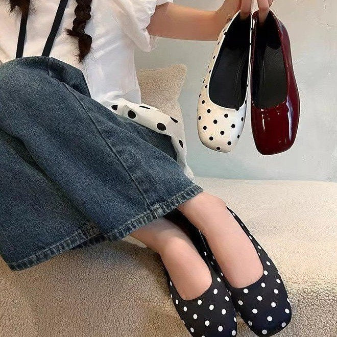 Square Toe Ballet Flats – Chic Parisian Slip-On