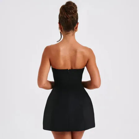 Strapless Bodycon Mini Dress – Backless Party Style