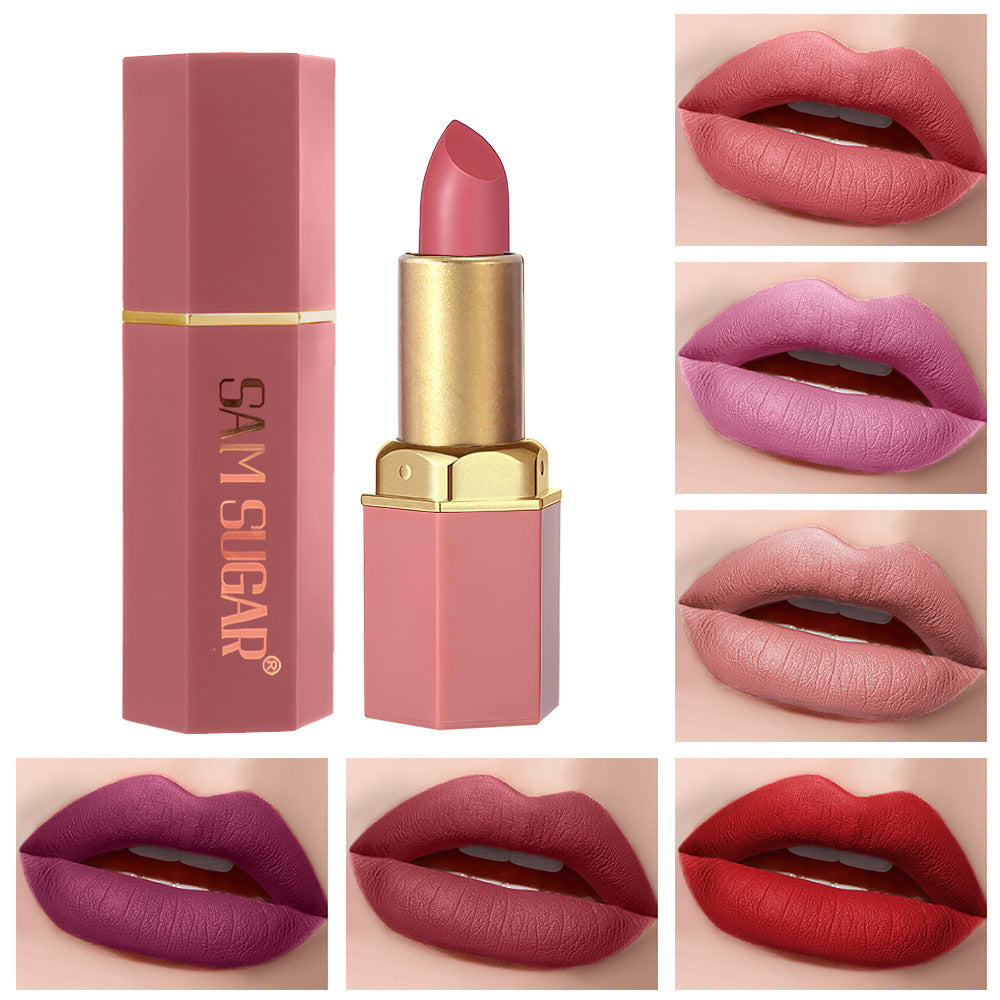 6-Piece Velvet Lipstick Set – Smooth & Long-Lasting